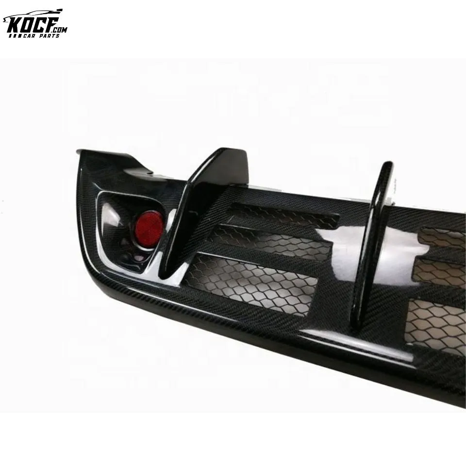 2008-11 WD style carbon fiber rear diffuser with reflectors for GTR R35 CBA