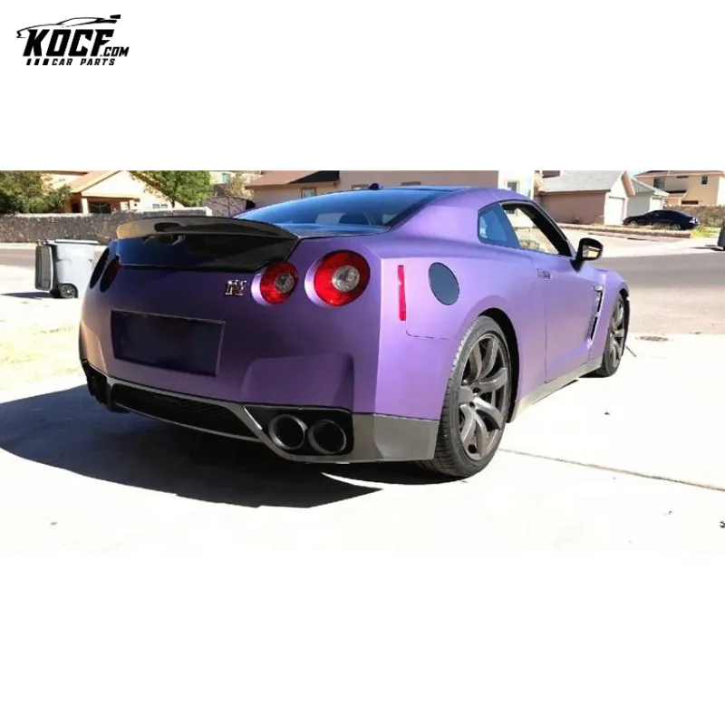 2008-2015 RZA Style Carbon Fiber Rear Duckbill Trunk Boot Lid For Nissan GTR R35