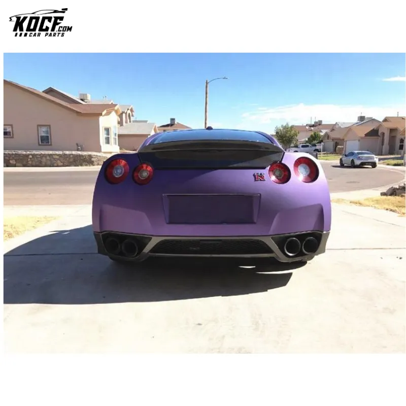 2008-2015 RZA Style Carbon Fiber Rear Duckbill Trunk Boot Lid For Nissan GTR R35