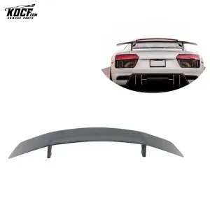 2017  Car Spoiler R8 Rear Spoiler VRS Style Carbon Fiber GT Wing Rear Spoiler For Audi R8 New R8