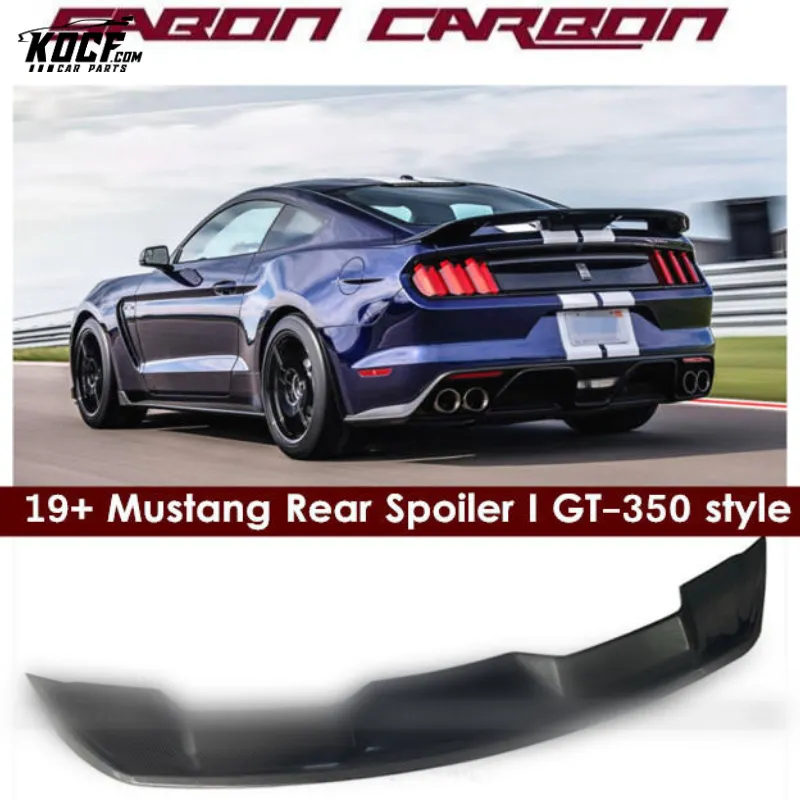 2019 Mustang GT350 Rear Spoiler Racing Car Carbon Fiber wing For FORD Mustang