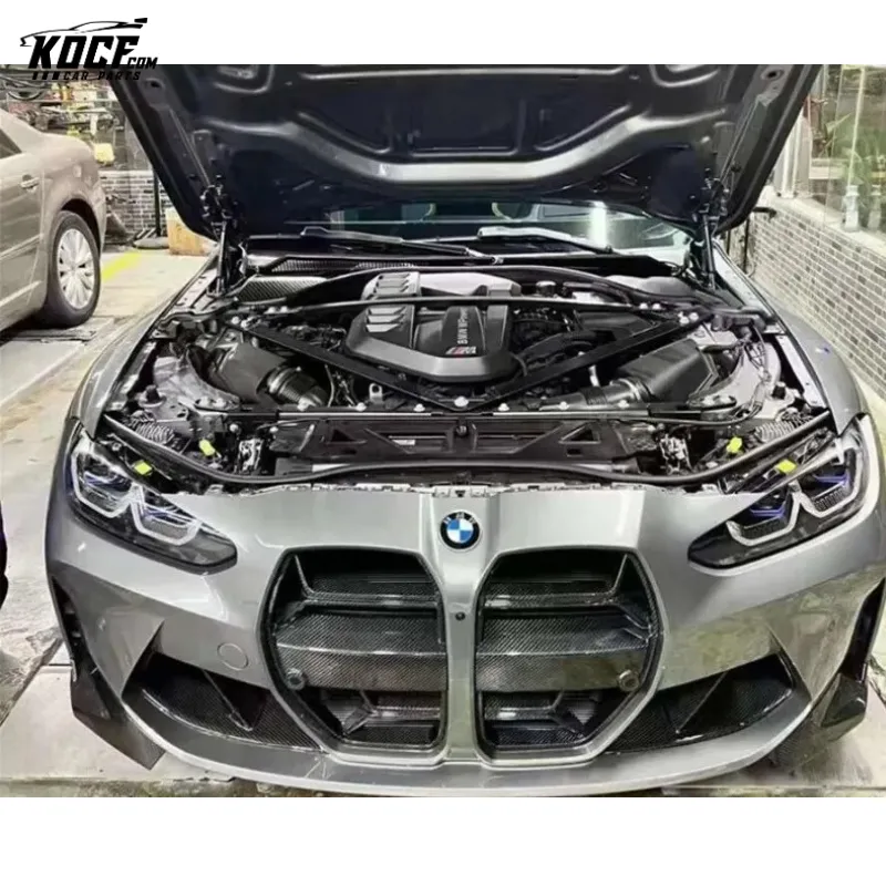 2021 CSL Style Carbon Fiber Front Bumper Grille For BMW G80 M3 G82 M4