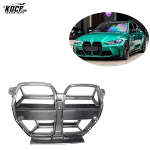 2021 CSL Style Carbon Fiber Front Bumper Grille For BMW G80 M3 G82 M4