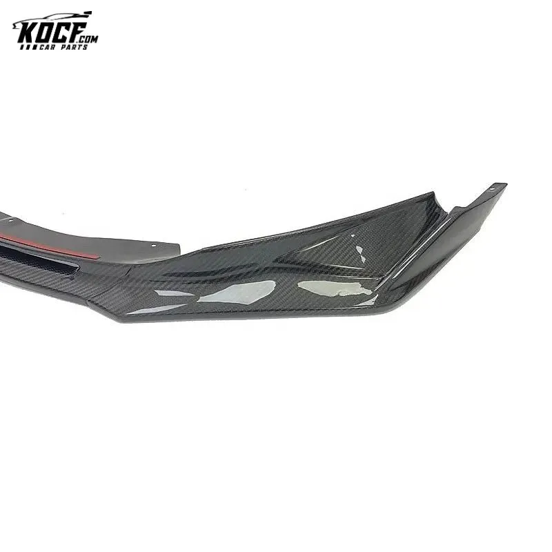 2022 Factory Customization G80 M3 VOR style Carbon Fiber Front Bumper Lip Spoiler Splitter Fit For BMW G80 M3 G82 G83 M4