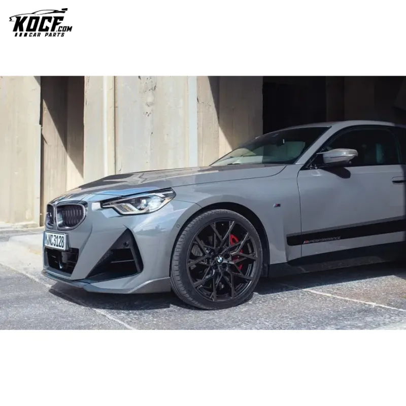2022 G42 M235i M240i Carbon Fiber Front Splitter Lip Spoiler For BMW G42