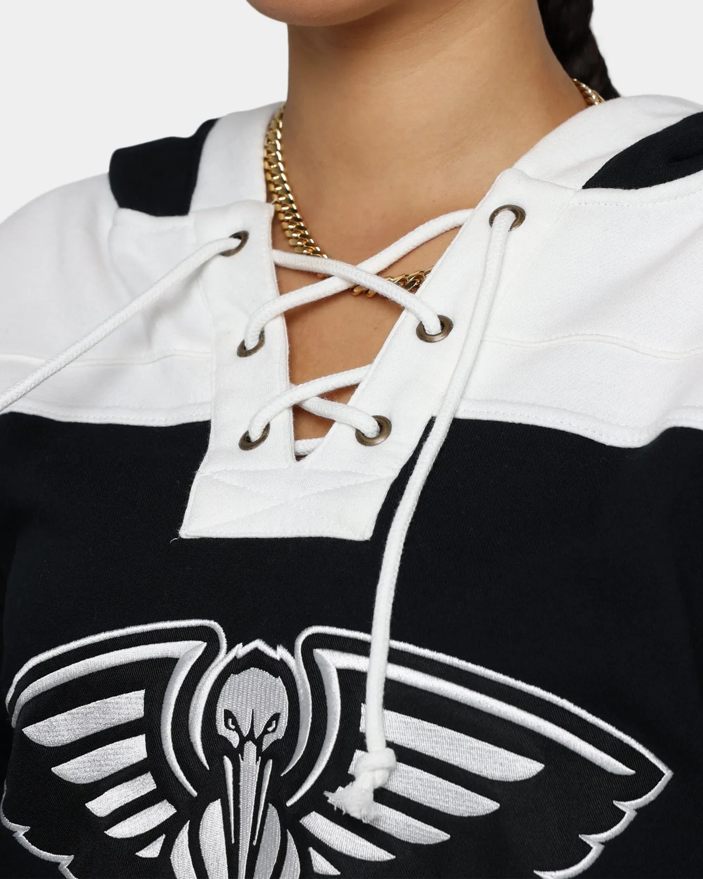 47 Brand New Orleans Pelicans Superior Lacer Hoodie Jet Black