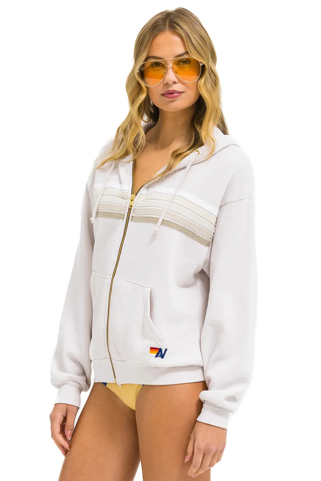 5 Stripe Zip Hoodie