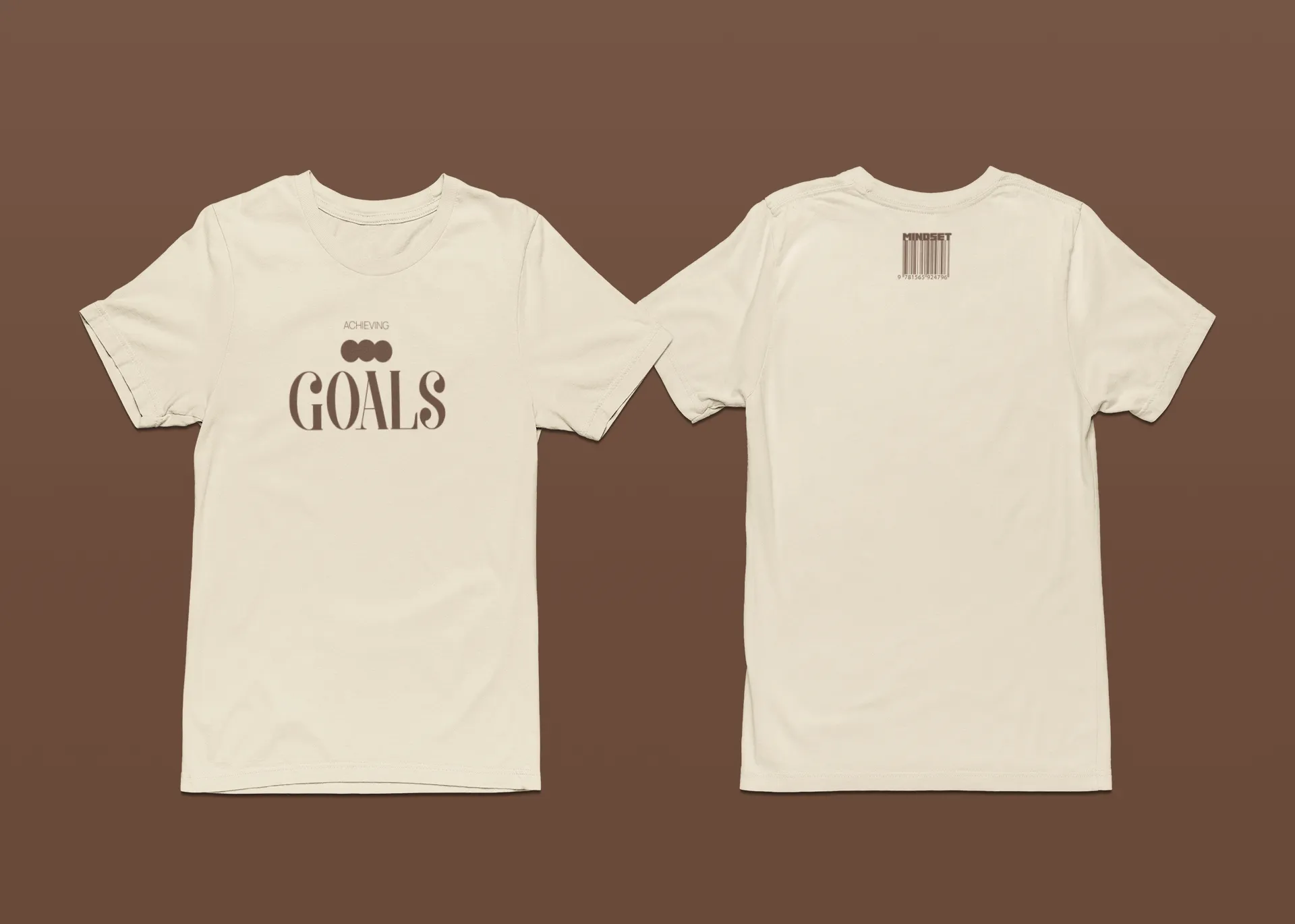 Achieving Goals T-Shirt Unisex Vintage Custom Quote Menswear Top Tshirt Streetwear Crewneck Round Neck Casual Shortsleeve