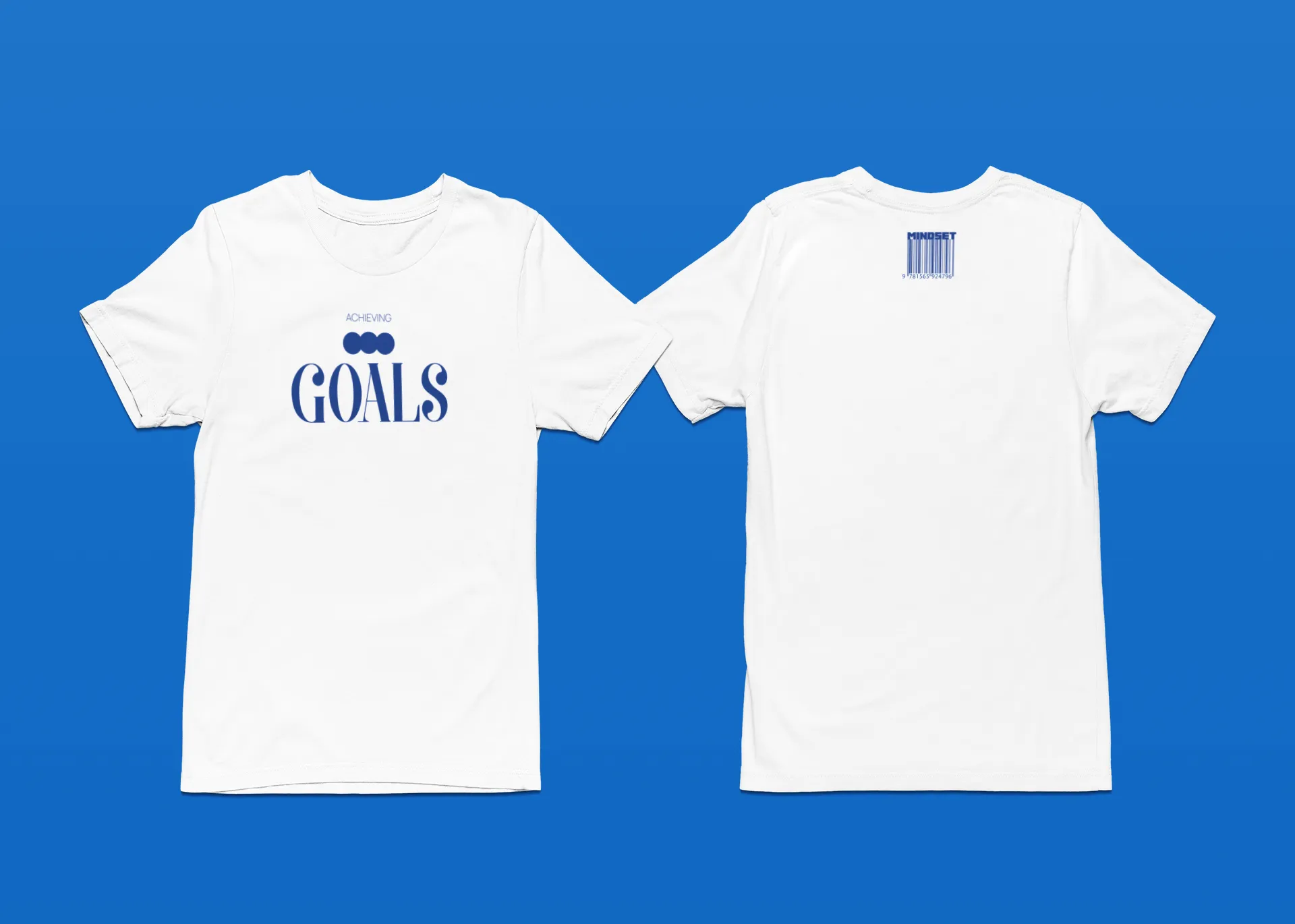 Achieving Goals T-Shirt Unisex Vintage Custom Quote Menswear Top Tshirt Streetwear Crewneck Round Neck Casual Shortsleeve