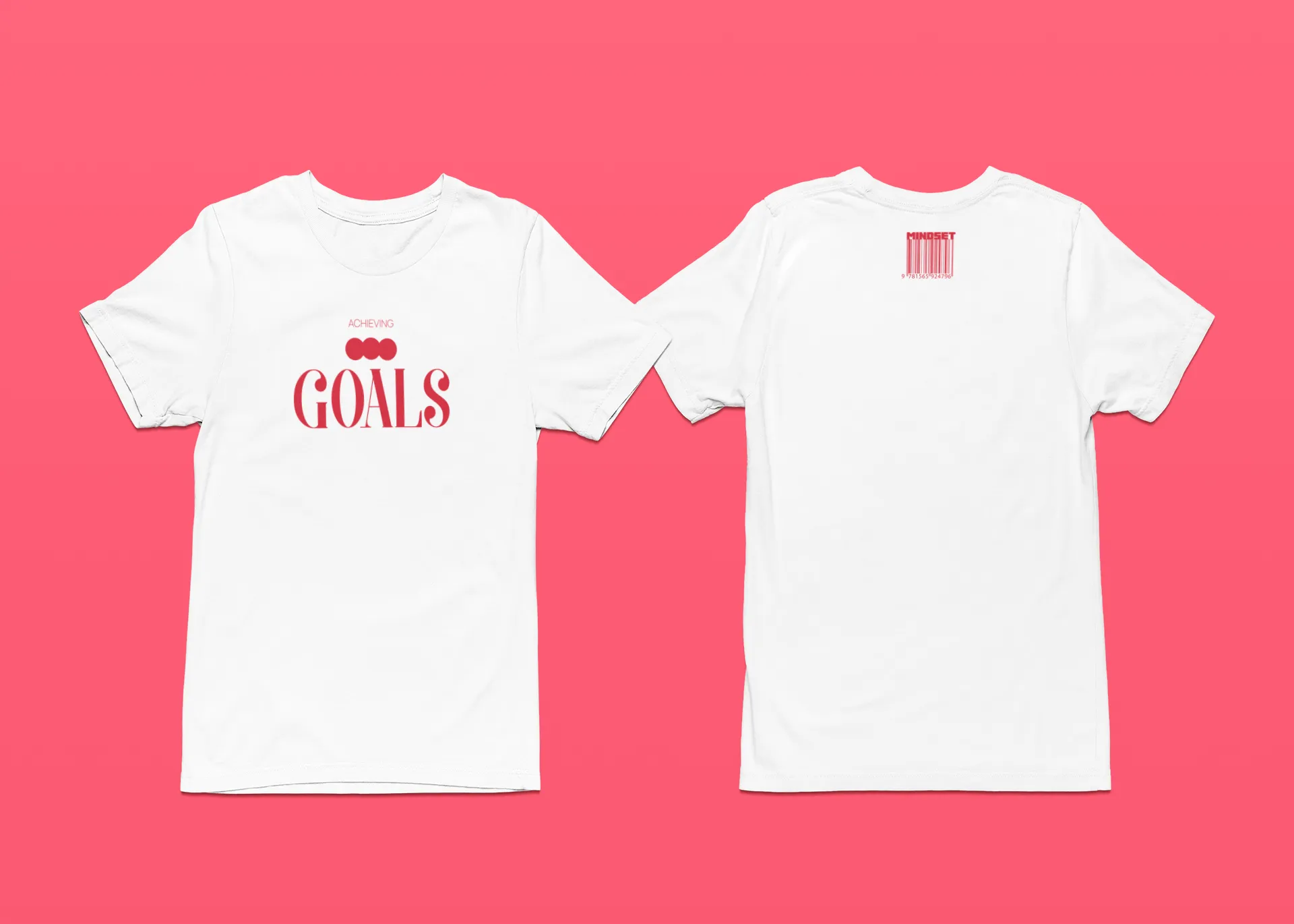 Achieving Goals T-Shirt Unisex Vintage Custom Quote Menswear Top Tshirt Streetwear Crewneck Round Neck Casual Shortsleeve