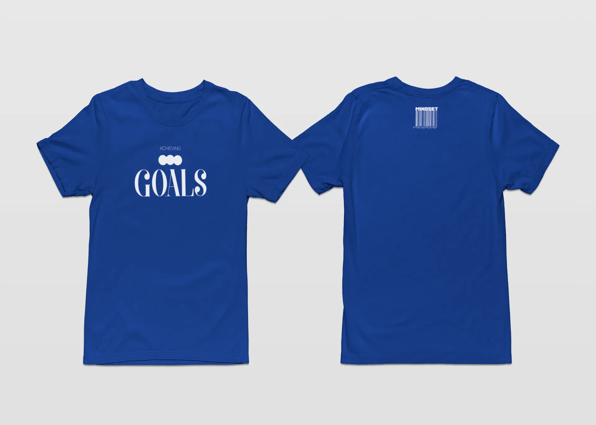 Achieving Goals T-Shirt Unisex Vintage Custom Quote Menswear Top Tshirt Streetwear Crewneck Round Neck Casual Shortsleeve