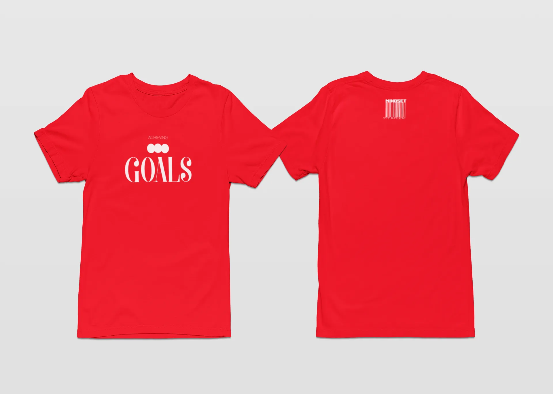Achieving Goals T-Shirt Unisex Vintage Custom Quote Menswear Top Tshirt Streetwear Crewneck Round Neck Casual Shortsleeve