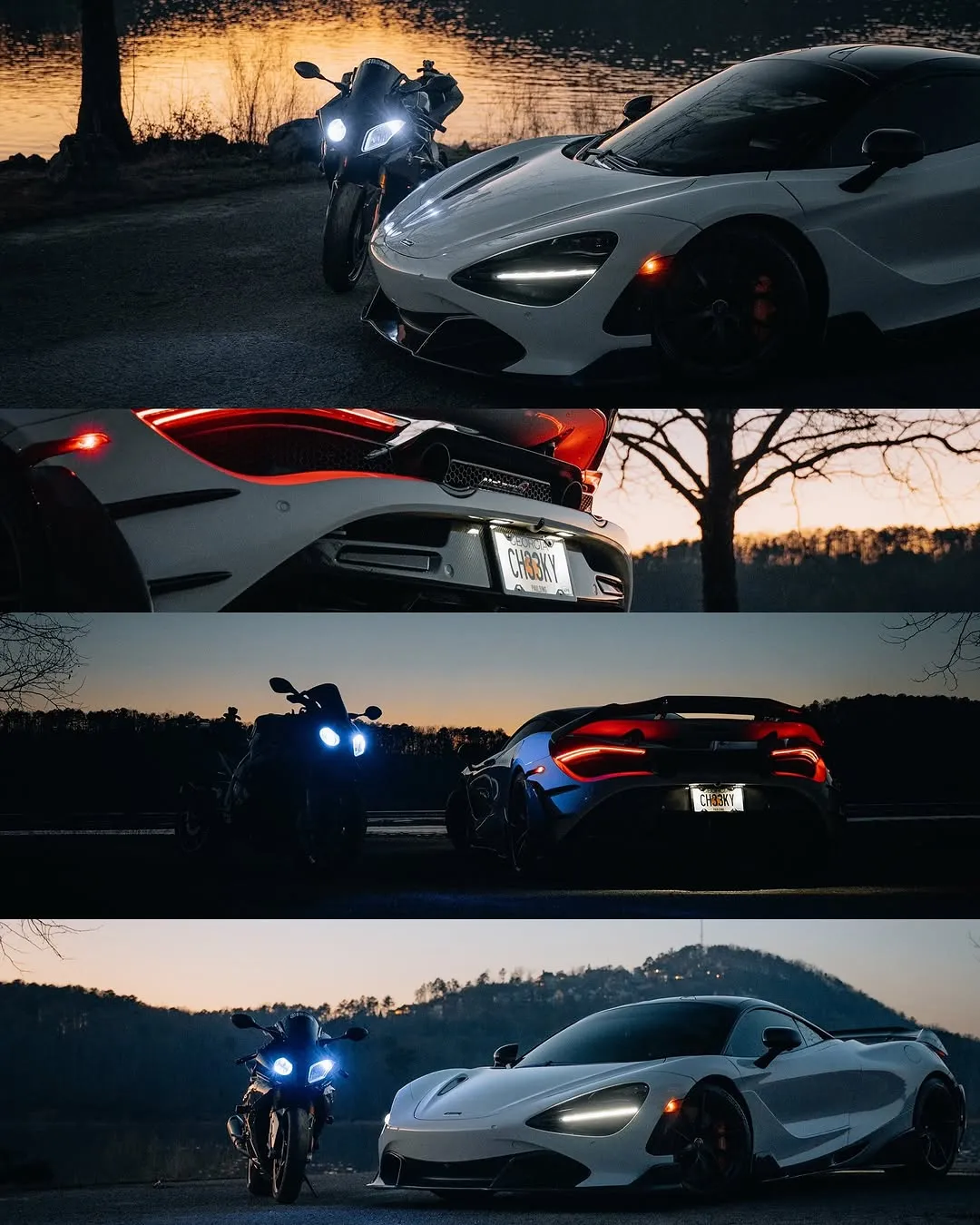 Aero Republic RF Side Skirts for McLaren 720S 2018-2023 Carbon Fiber