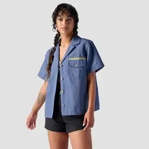 Backcountry Textured Cotton Short-Sleeve Button Up