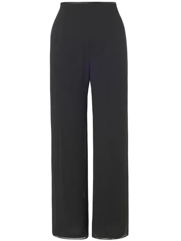 Black Chiffon Trouser