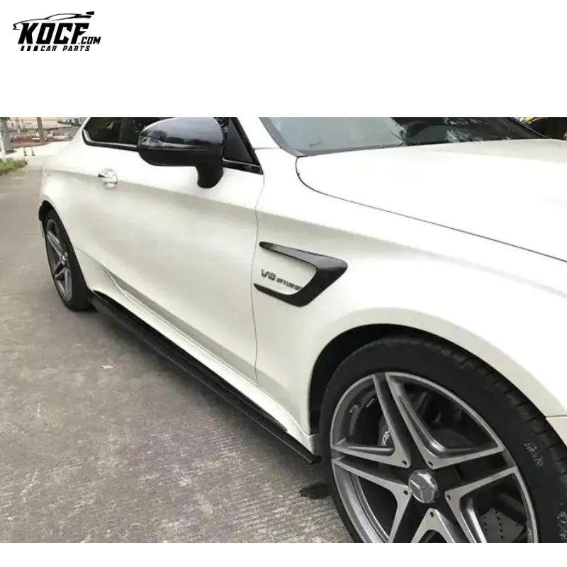 C63 W205 AMG Coupe Carbon Fiber Fender Trim For Mercedes Benz C63 W205 coupe 2 door