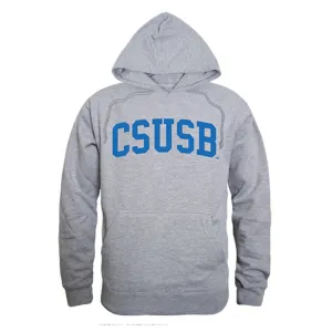 Cal State University, San Bernardino Coyotes Game Day Hoodie Sweatshirt Heather Grey