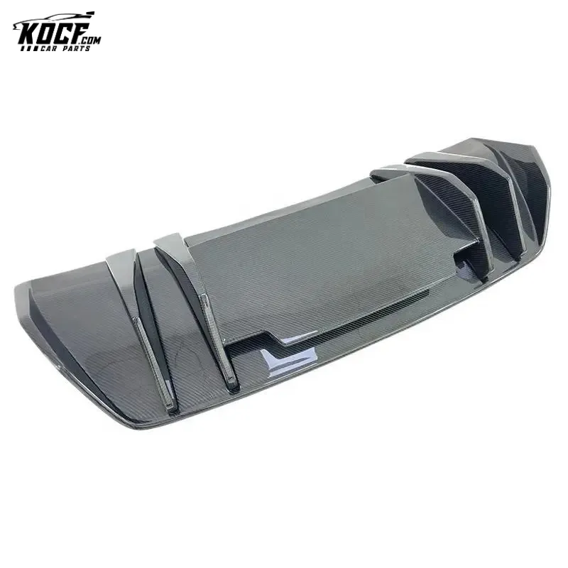 Car Bumper R8 Vor Style Carbon Fiber Rear Bumper Diffuser For Audi R8 V10 2017-2019 Model