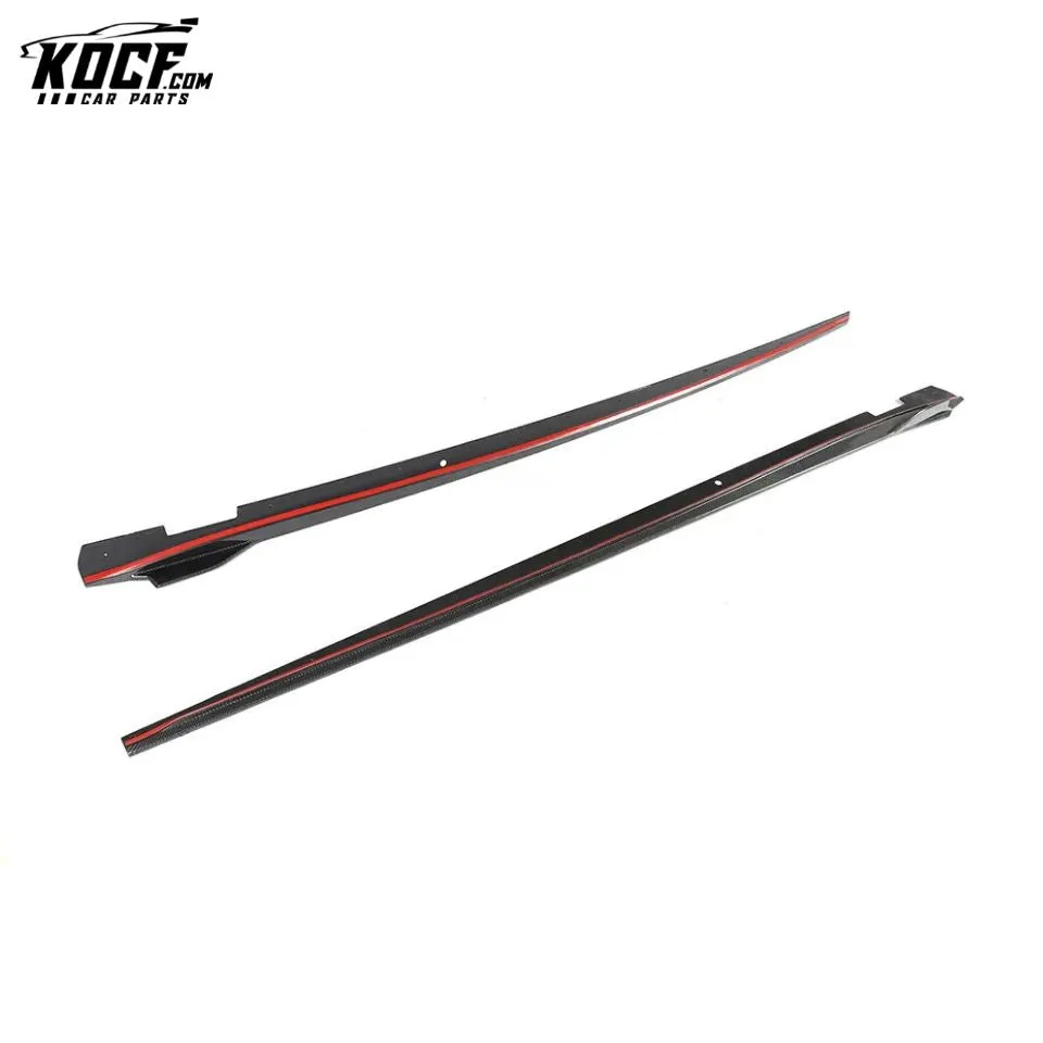 Carbon Fiber Side Skirts Extension for Porsche Panamera 971 4S Hatchback 4-Door 2017-2019
