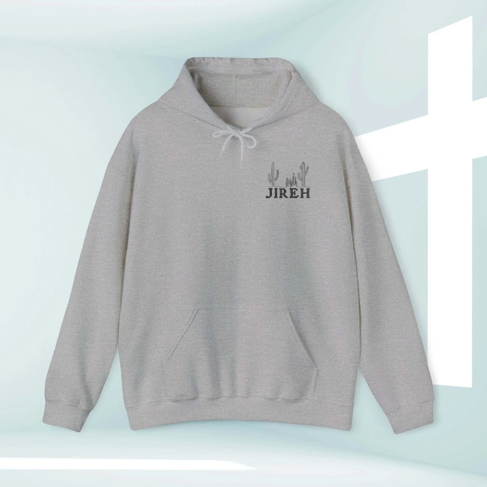 Christian Hoodie, Jireh Boho Hooded Sweatshirt Jesus Shirt Christian Apparel
