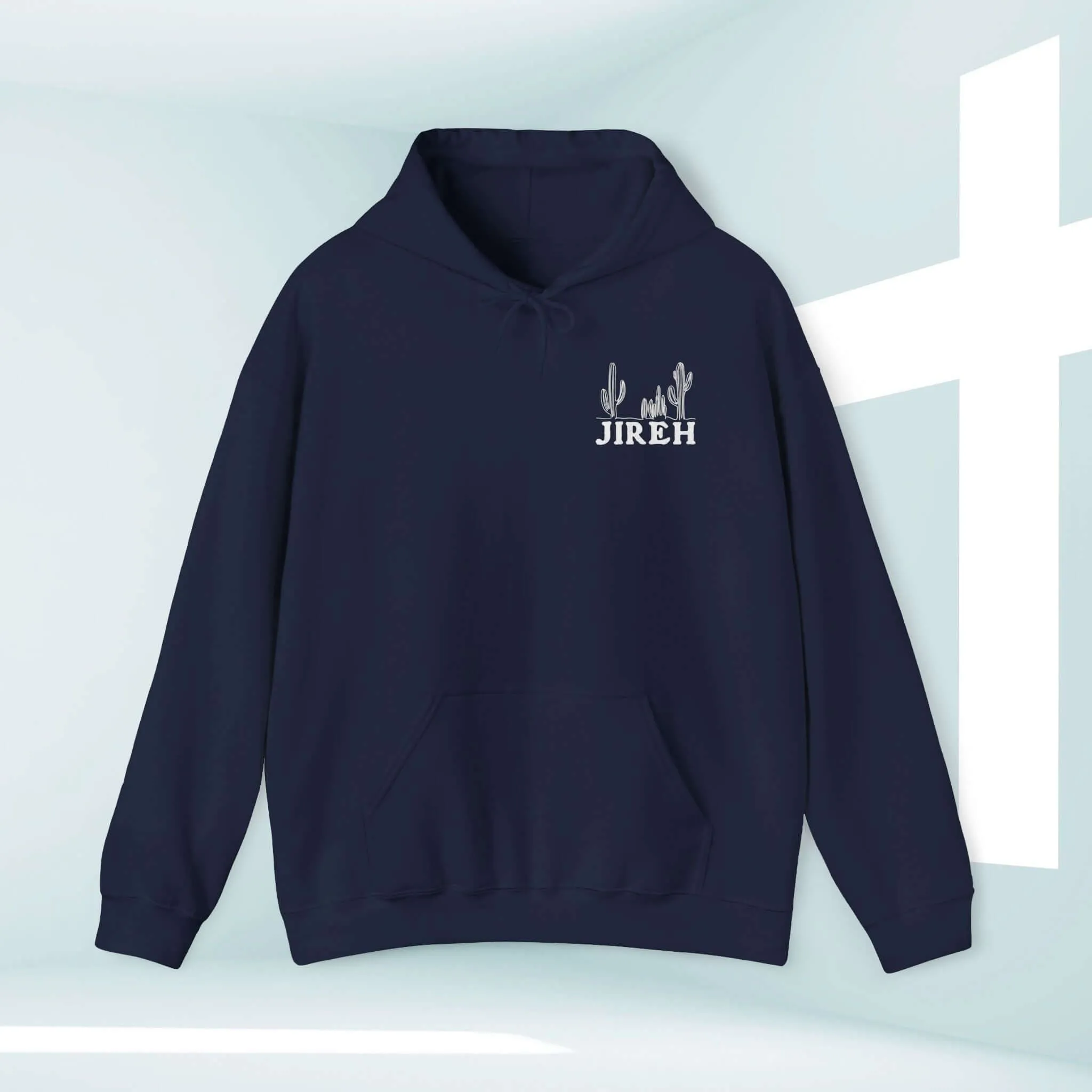 Christian Hoodie, Jireh Boho Hooded Sweatshirt Jesus Shirt Christian Apparel