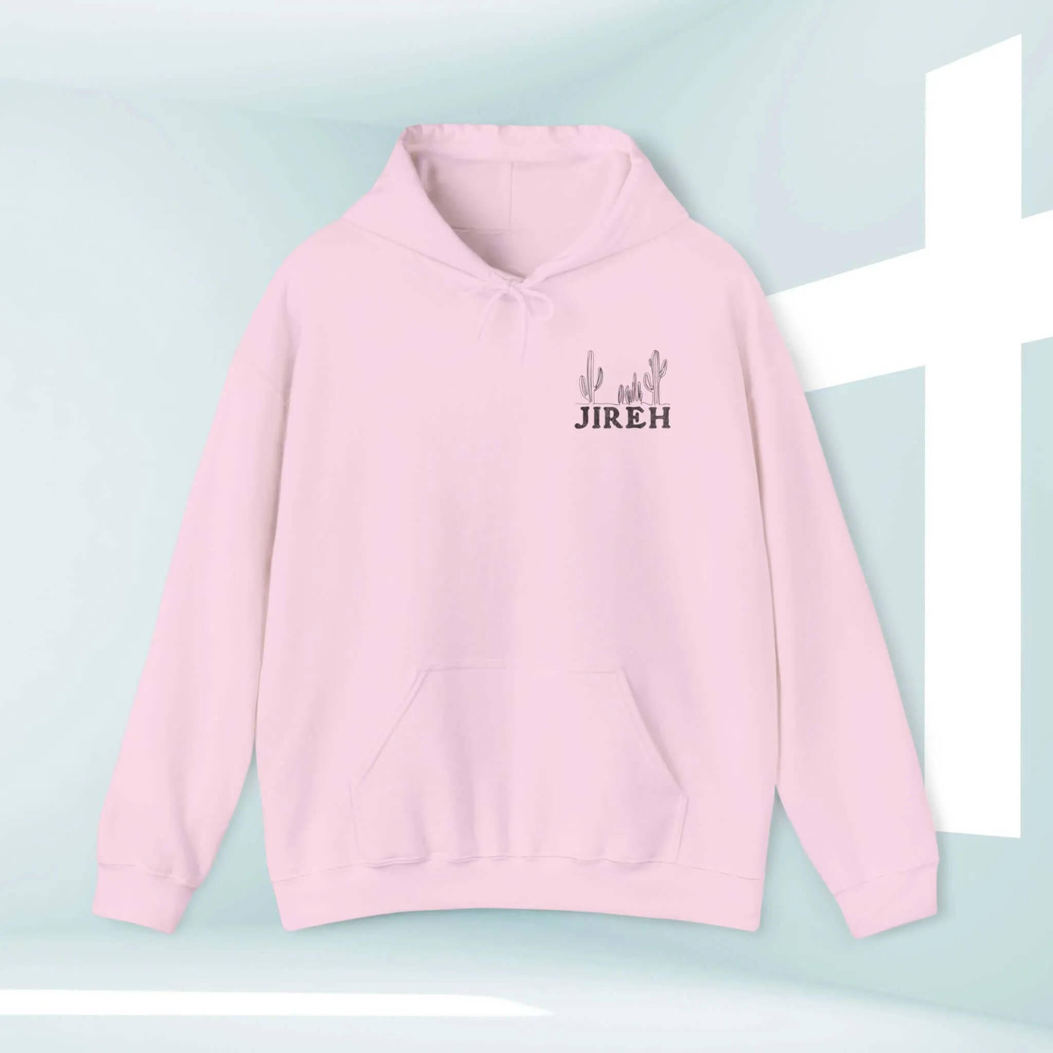 Christian Hoodie, Jireh Boho Hooded Sweatshirt Jesus Shirt Christian Apparel