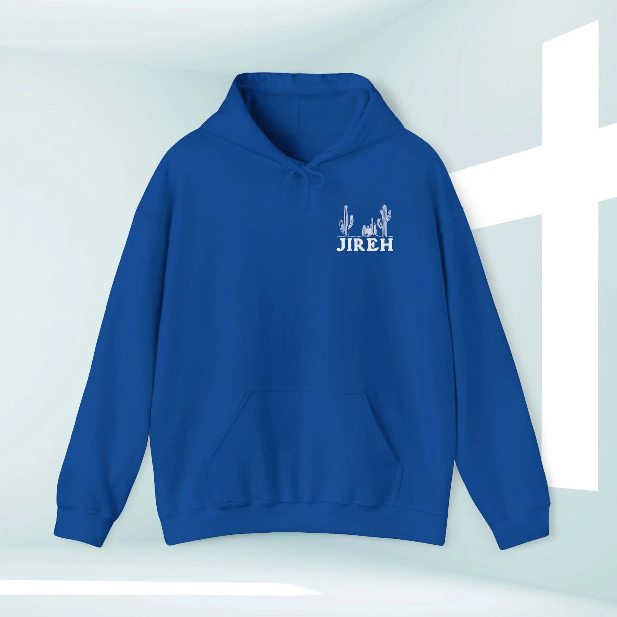 Christian Hoodie, Jireh Boho Hooded Sweatshirt Jesus Shirt Christian Apparel