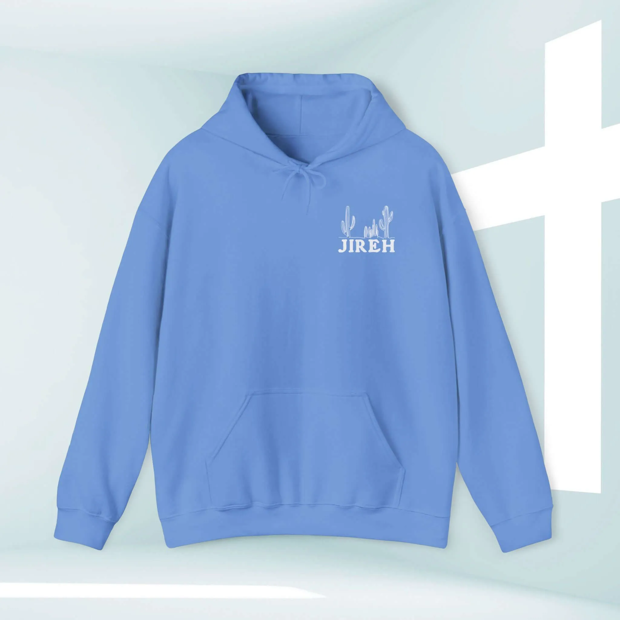 Christian Hoodie, Jireh Boho Hooded Sweatshirt Jesus Shirt Christian Apparel