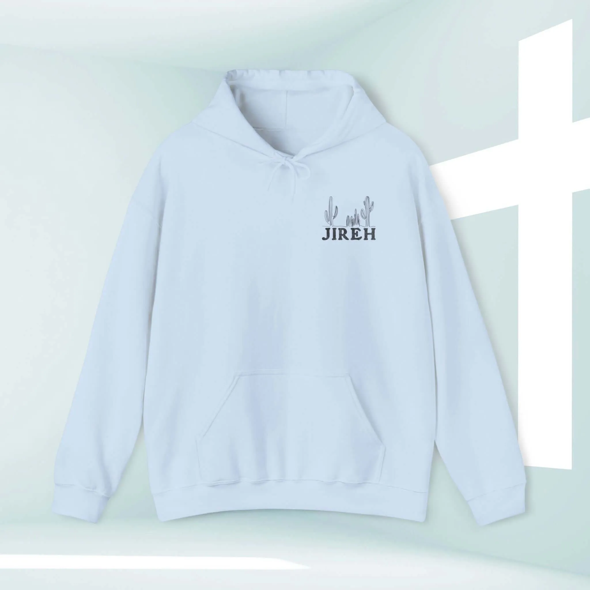 Christian Hoodie, Jireh Boho Hooded Sweatshirt Jesus Shirt Christian Apparel