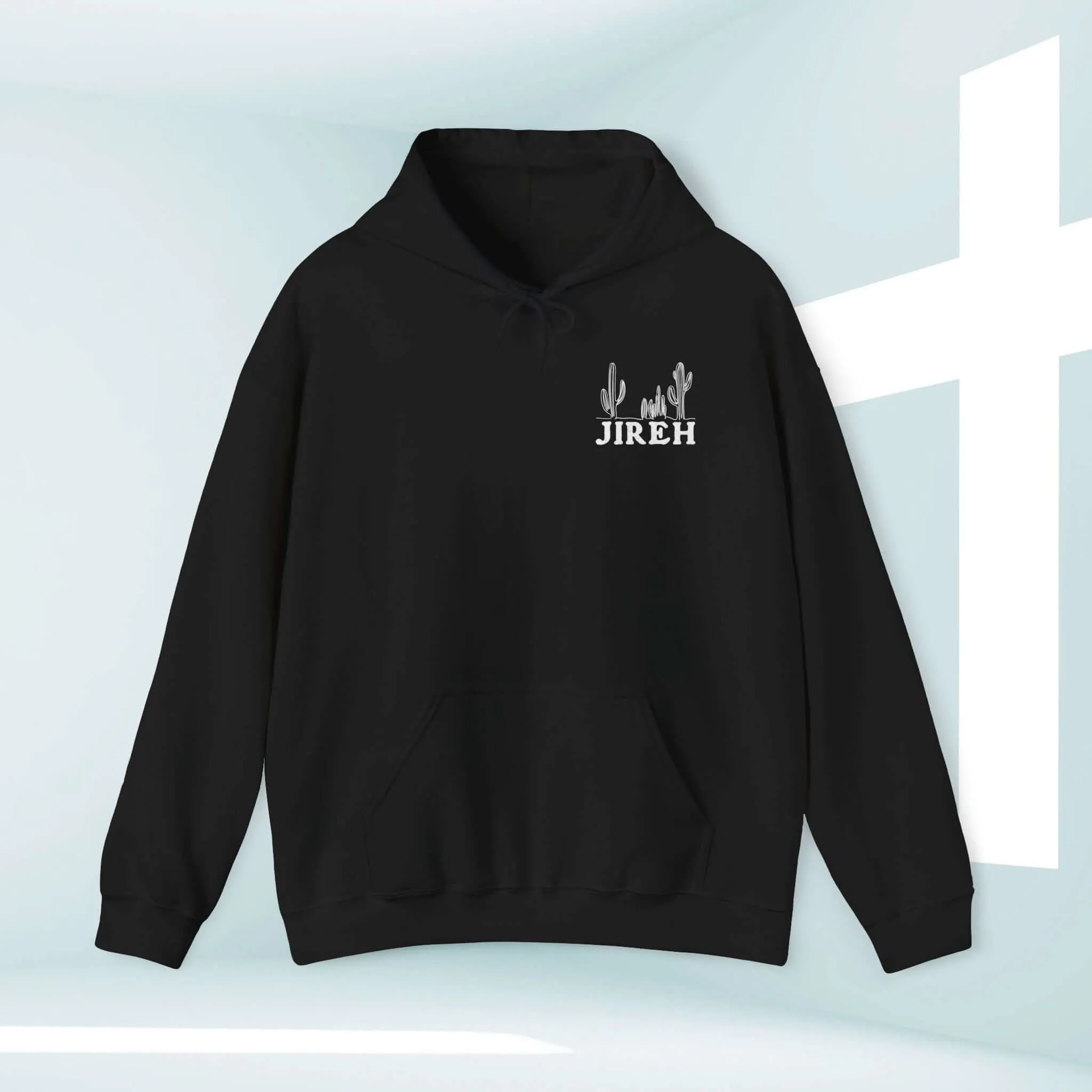 Christian Hoodie, Jireh Boho Hooded Sweatshirt Jesus Shirt Christian Apparel