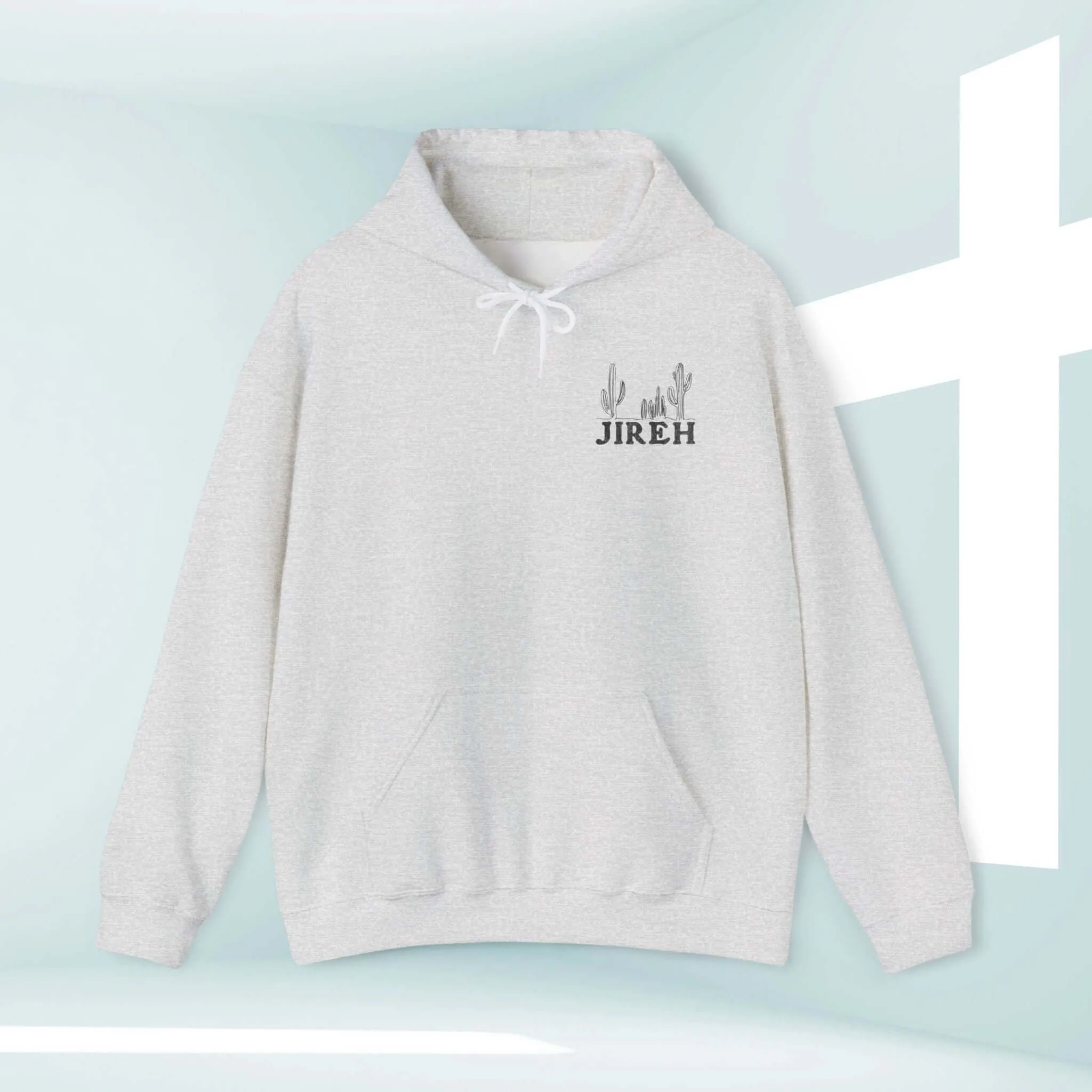 Christian Hoodie, Jireh Boho Hooded Sweatshirt Jesus Shirt Christian Apparel