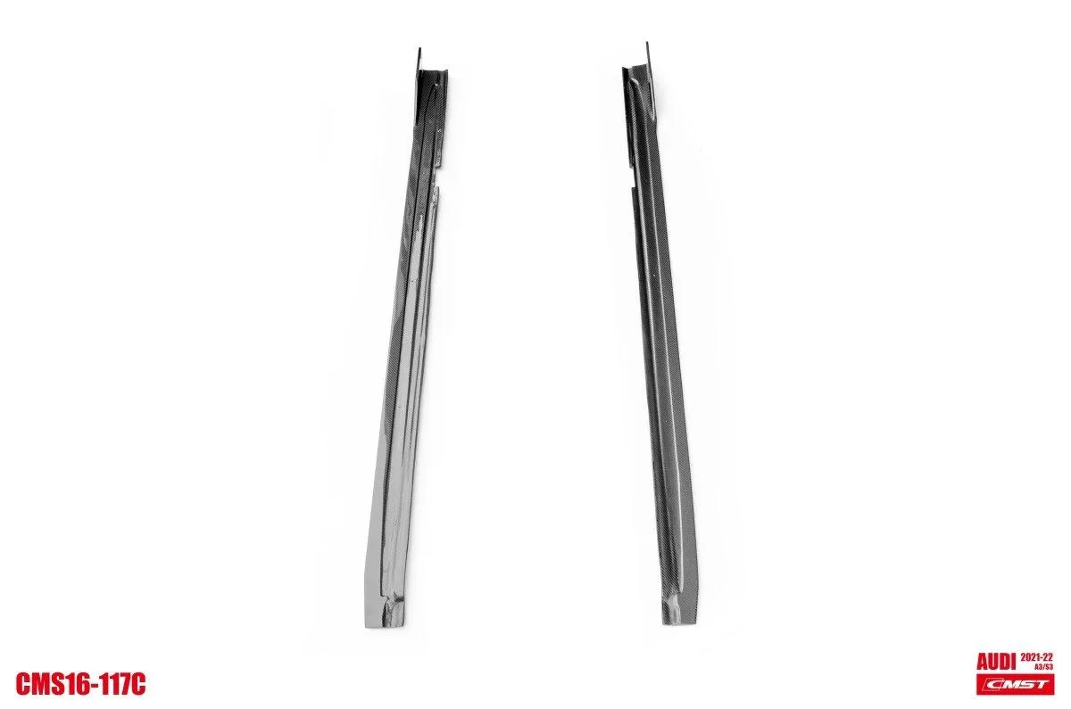 CMST Tuning Side Skirts for Audi S3 A3 8Y 2021-ON Carbon Fiber