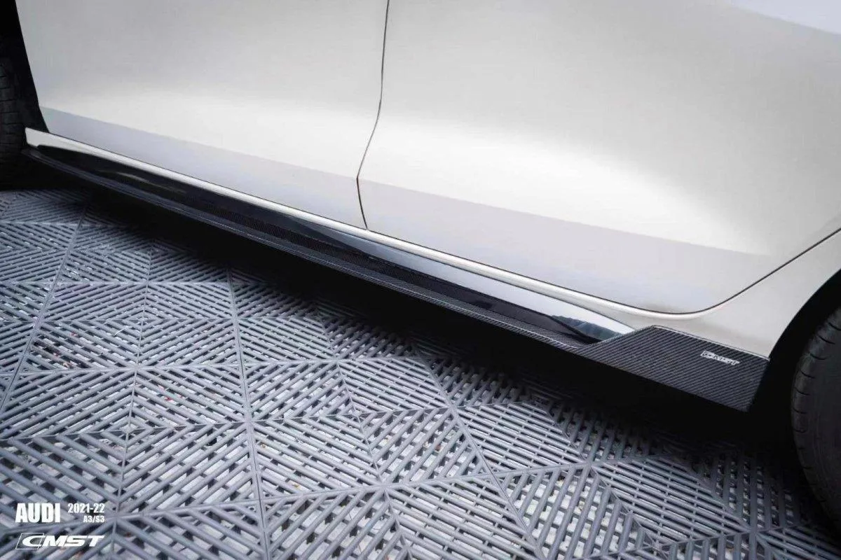 CMST Tuning Side Skirts for Audi S3 A3 8Y 2021-ON Carbon Fiber