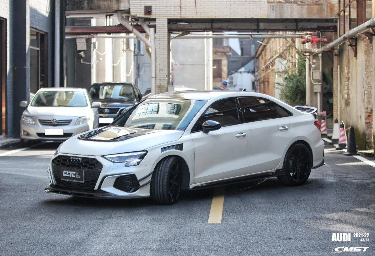 CMST Tuning Side Skirts for Audi S3 A3 8Y 2021-ON Carbon Fiber