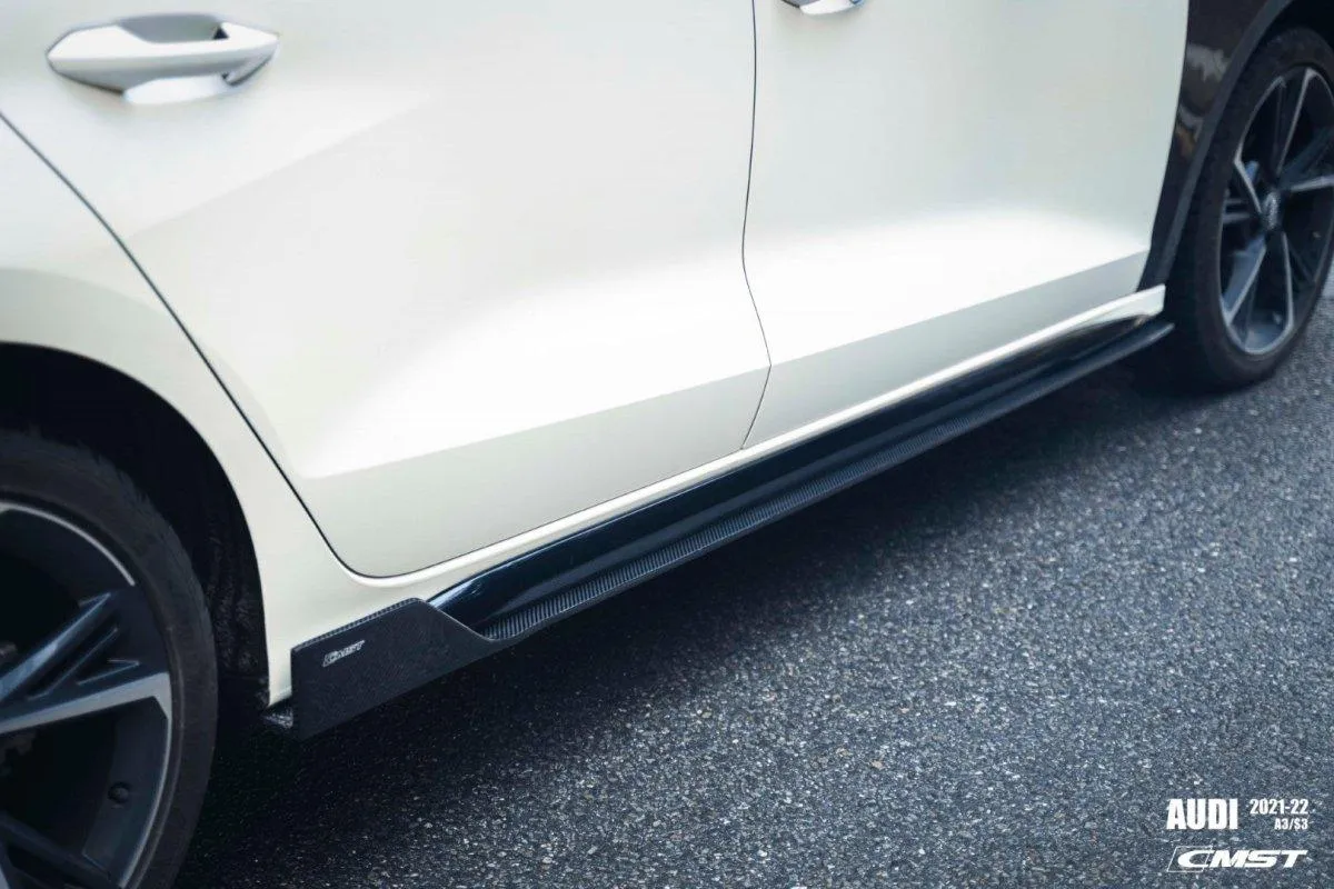 CMST Tuning Side Skirts for Audi S3 A3 8Y 2021-ON Carbon Fiber