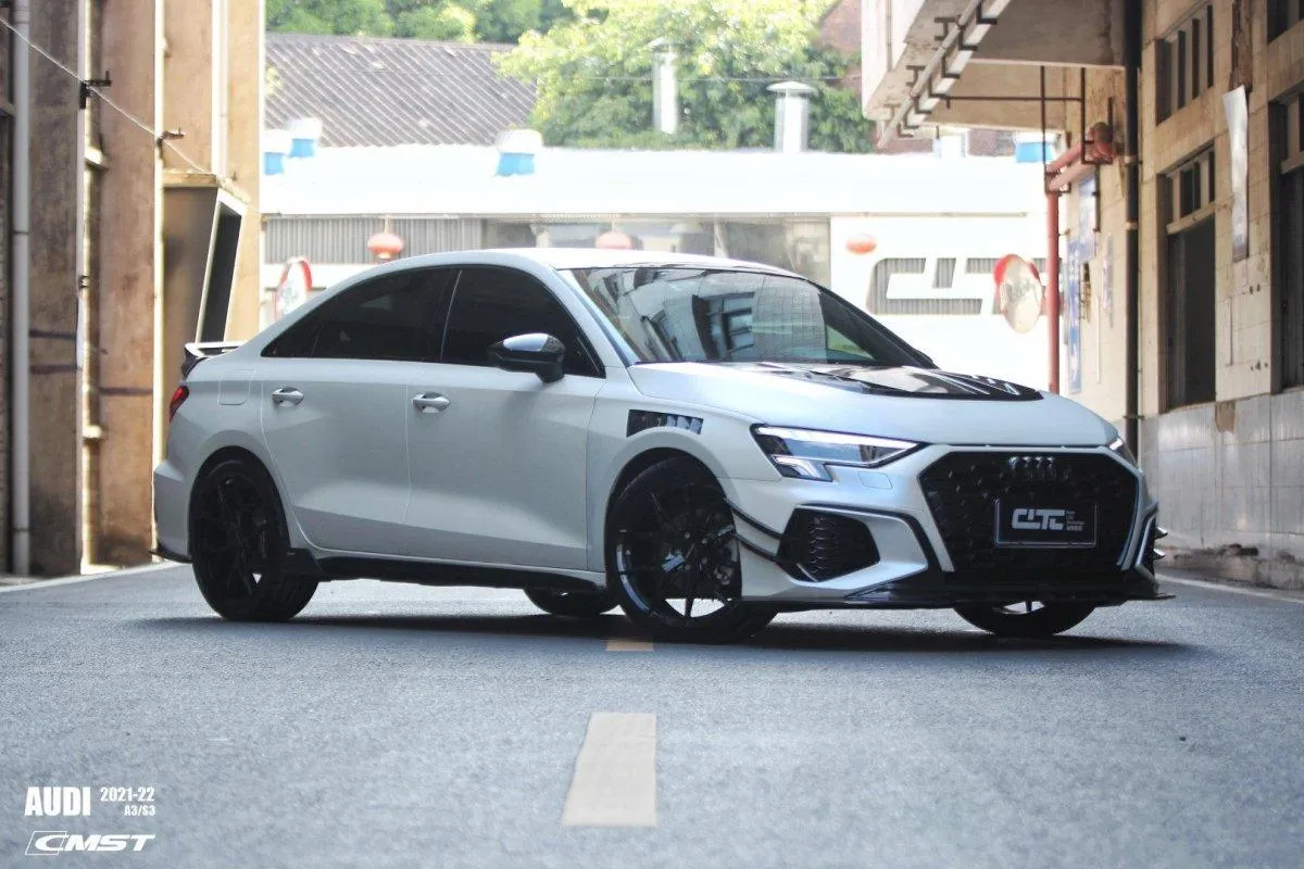 CMST Tuning Side Skirts for Audi S3 A3 8Y 2021-ON Carbon Fiber