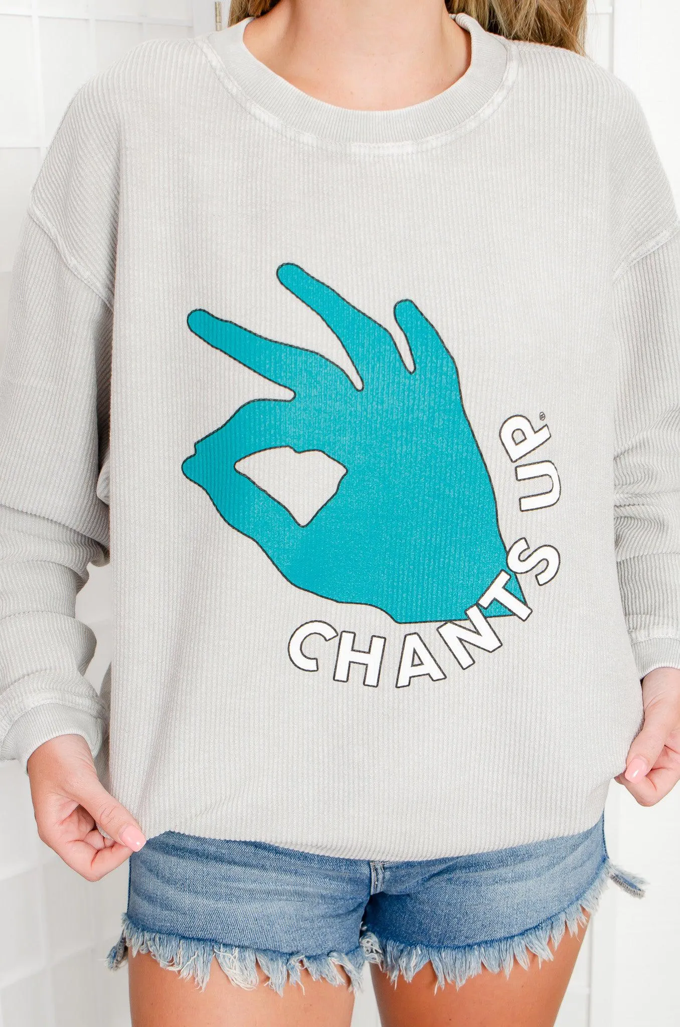 Coastal Carolina Chanticleers Crewneck Corded Sweatshirt