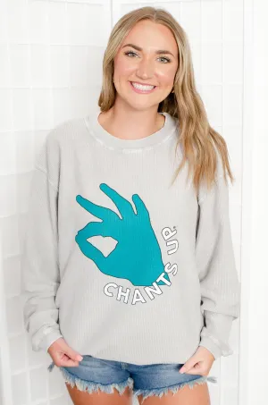Coastal Carolina Chanticleers Crewneck Corded Sweatshirt