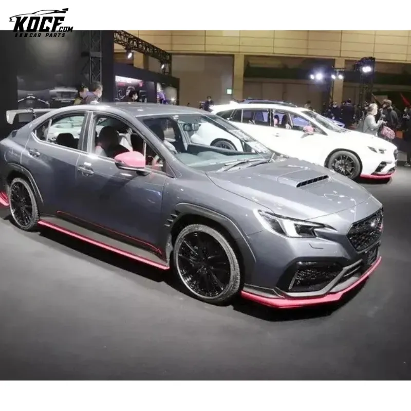 Customization For 2022 Subaru WRX S4 VA12 Sti-P OEM Style Carbon Fiber Front Lip Splitter Spoiler JDM Parts