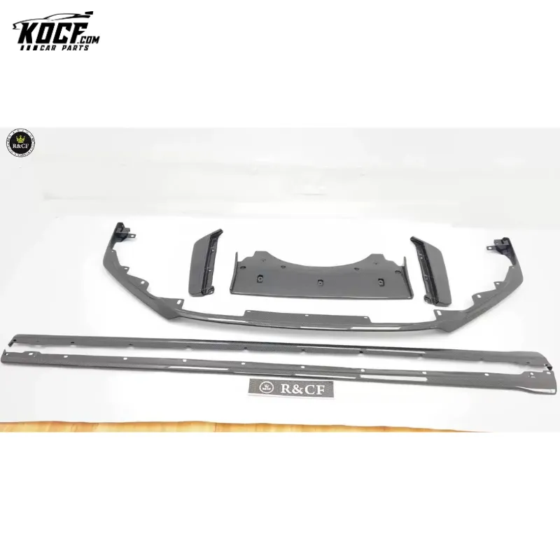 Customization For 2022 Subaru WRX S4 VA12 Sti-P OEM Style Carbon Fiber Front Lip Splitter Spoiler JDM Parts