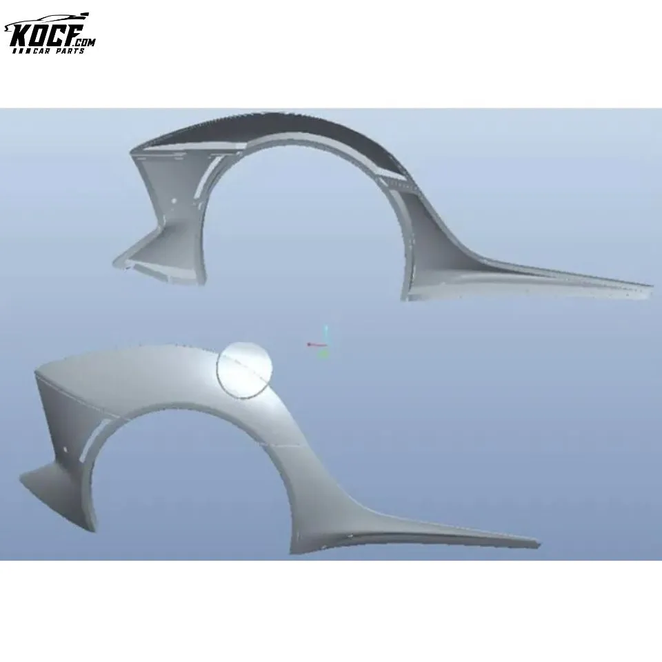 Customized design Carbon Fiber Aero Kit Spoiler Wing Front Lip For Audi BMW Porsche Mustang Dodge GTR