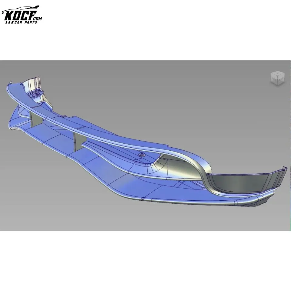Customized design Carbon Fiber Aero Kit Spoiler Wing Front Lip For Audi BMW Porsche Mustang Dodge GTR