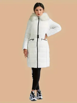 Dames winterparka - Warm, Gevoerd, Polyester, Elegant ontwerp
