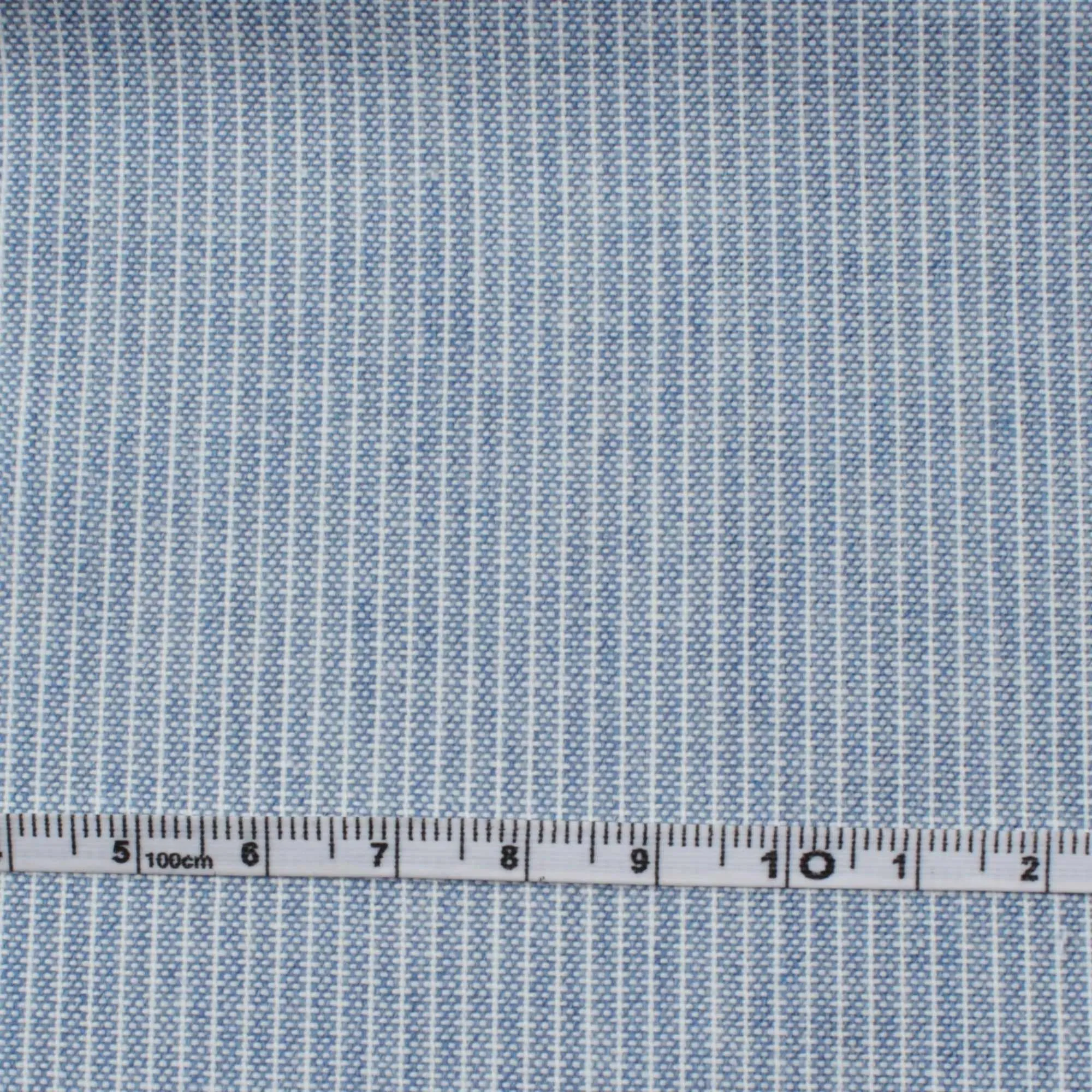 Denim Look Cotton Fabric - Geometric Patterns - 5 Variants