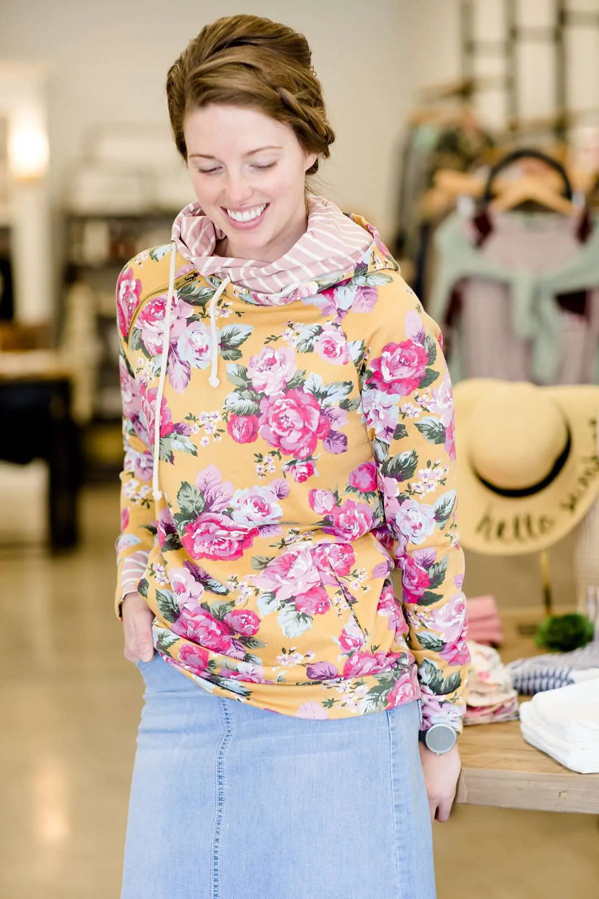 Doublehood™ Blooming Floral Sweatshirt