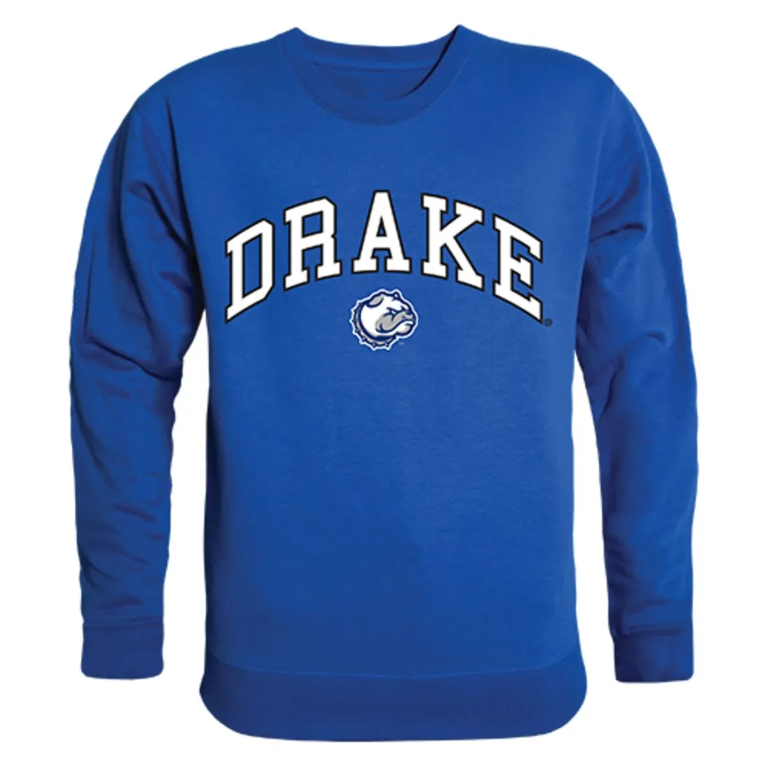Drake University Campus Crewneck Pullover Sweatshirt Sweater Royal