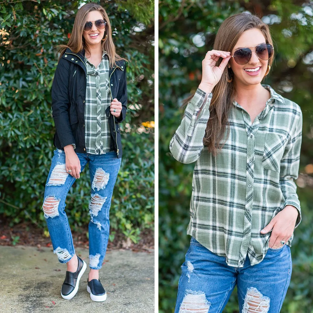 Easy Friendships Top, Olive