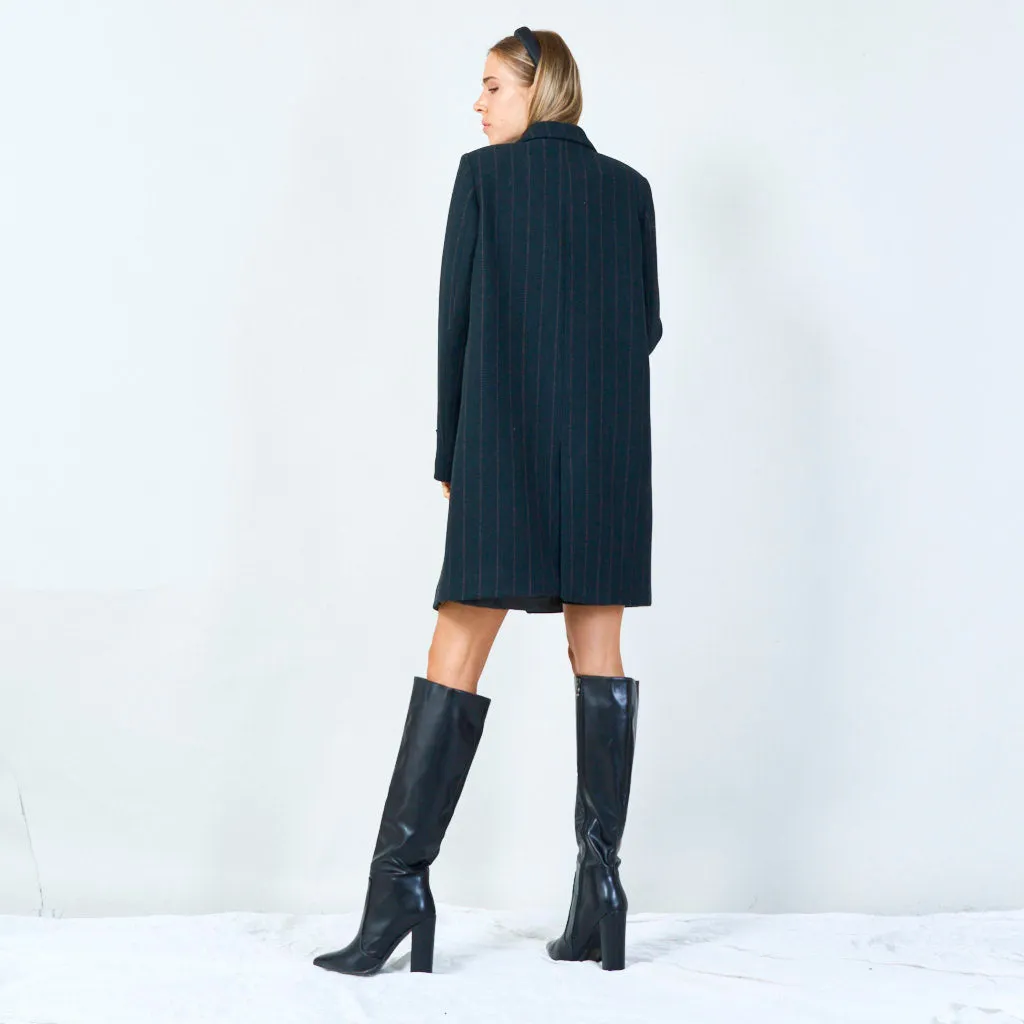Elegant pinstripe blazer wholesale