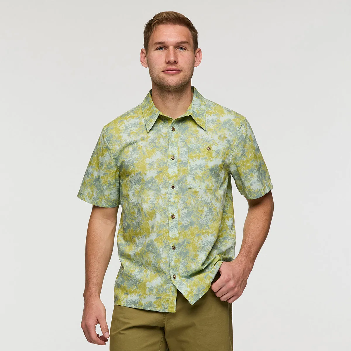 Estival Button Up Shirt Print - Men's