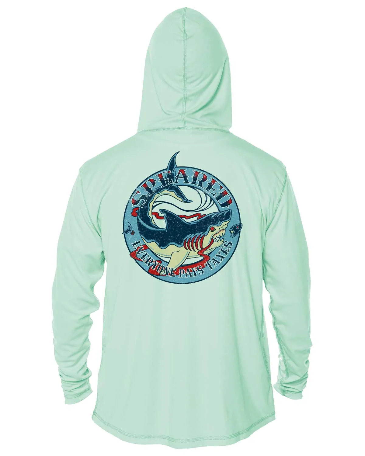Everyone Pays Taxes UV UPF 50  Long Sleeve Hoodie